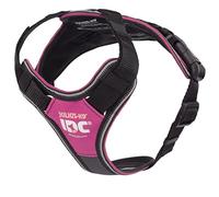 Julius-K9, Arnés IDC Longwalk, Rosa-Gris, Tamaño: S