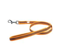 JULIUS-K9 Correa Engomada con Asa Naranja para Perros 20 mm x 1,2 m