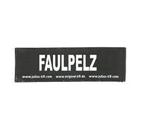 Julius-K9 FAULPELZ - Parches Intercambiables, 1 par, tamaño: pequeño, Negro