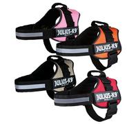 Julius-K9® Powergeschirr®, Talla 0-3 66-85 cm/50 mm rojo