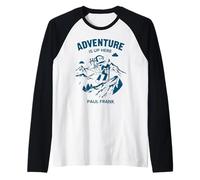 Julius Monkey & Clancy Adventure está aquí Arriba montañas Camiseta Manga Raglan