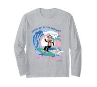 Julius The Monkey Break out El Surf Retro Ordinario Manga Larga