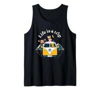 Julius The Monkey Bunny Girl Worry Bear La Vida es un Viaje Camiseta sin Mangas