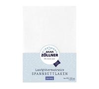 Julius Zöllner 8390347100 bajera ajustable Toalla, apto para parque colchones 68 x 90 hasta 100 x 100 cm, color blanco, Color blanco