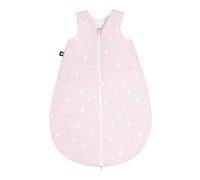 Julius Zöllner 9041010132 - Saco de dormir de verano para bebé (100% algodón, talla 110, 24-48 meses, estándar 100, certificado Oeko-Tex, Star Rose, 500 g), color rosa