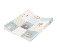 Julius Zöllner® Cambiador de 2 cuñas de 60 x 71 cm - Cambiador suave - Cambiador de bebé - Película impermeable y lavable - Fabricado en Alemania - Oeko-Tex Standard 100 - Amigos del bosque
