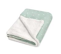 Julius Zöllner Manta de Invierno de algodón y Tejido de Peluche, tamaño 70 x 100 cm, Fabricado en Alemania, Oeko-Tex Standard 100, Stary