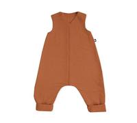 Julius Zöllner Mono de Dormir de Muselina, 0,5 TOG, Lavable a máquina a 40 °C, Fabricado en Alemania, Certificado Oeko Tex Standard 100, óxido, Talla 92