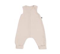 Julius Zöllner Mono de dormir de muselina de 0,5 tog, talla 104, 100% muselina de algodón, con certificación Öko-Tex Standard 100, color arena