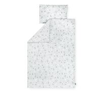 Julius Zöllner Ropa de Cama de Jersey Sabana Gris, tamaño 100 x 135 y 40 x 60 cm, Ropa de Cama Infantil, sin sustancias nocivas