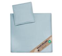 Julius Zöllner Ropa de Cama de Muselina Vaquera, tamaño 80 x 80 y 35 x 40 cm, Ropa de Cama para bebé, sin sustancias nocivas