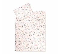 Julius Zöllner Ropa de Cama Infantil de 100% algodón orgánico 100 x 135 + 40 x 60 cm, Juego de 2 Piezas de Funda nórdica y Funda de Almohada con Cremallera, Standard 100 by Oeko-Tex, Wild Friends
