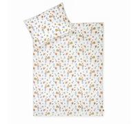 Julius Zöllner Ropa de Cama Organic Crazy Flowers, tamaño 100 x 135 y 40 x 60 cm, Ropa de Cama Infantil, sin sustancias nocivas