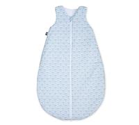 Julius Zöllner Saco de dormir de verano para bebé, 100% algodón, talla 70, 6-12 meses, estándar 100 de Oeko-Tex, fabricado en Alemania, arco de nubes