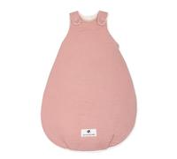 Julius Zöllner Saco de Dormir para bebé, Muselina, Relleno en Caliente, 2,5 TOG, Lavable a 40 °C, Made in Germany, Oeko Tex Standard 100, Dusty Rose, Monte. 62/68