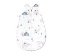Julius Zöllner Saco de Dormir para bebé para Todo el año, 100% algodón, Talla 90, 12-24 Meses, estándar 100 de Oeko-Tex, Fabricado en Alemania, Mountain Bear