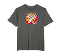 Juls Designs - Tigres Aragua - Venezuela Camiseta Unisex-Adultos Negro Talla S Manga Larga
