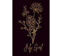 July Girl Notebook: Birth Flower Larkspur | 200 Page Lined Journal for July Birthdays (Birth Flower Month Collection)