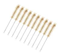 JULYKAI Cepillo de Limpieza de Tubos de ensayo, Cepillo de Limpieza, Cepillo de 10 Piezas, jarrones para Flautas, Botellas de Limpieza, fregaderos(Large)
