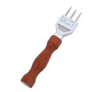 JULYKAI Pick Trituradora con Mango de Madera, Acero Inoxidable Extracción de cincel de Hielo Pick Triturar Hielo Herramienta Bar Accesorios Bar de Cocina Accesorio de Restaurante