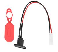 JULYKAI Zócalo del Conector del Cargador de batería, Puerto de Carga de Silicona para M365, prevención de deformación y daños para el Accesorio de Scooter eléctrico M365