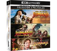 Jumanji: 1995 + Bienvenidos a la Jungla + El Siguiente Nivel (4K Ultra-HD + BD) [Blu-ray]