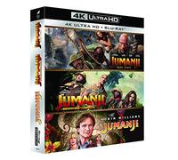 Jumanji + Jumanji : Bienvenue dans la jungle + Jumanji : Next Level [Francia] [4k Ultra-HD + Blu-Ray]