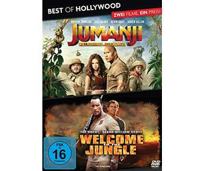 Jumanji - Willkommen im Dschungel & Welcome to the Jungle: Best of Hollywood - 2 Movie Collectors Pack [DVD]