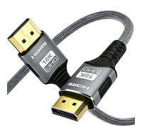 Jumaocun Cable HDMI 2.2, 96 Gbps, soporta 16K, 8K a 120Hz, 4K a 240Hz, eARC, HDR10+, para PS5, laptop, juegos, cine en casa, (3.3 pies)