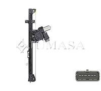JUMASA Elevalunas Delante, Izquierda eléctrico con electromotor Compatible con FIAT Ducato Camión de plataforma/Chasis 250, 290 0001340453080 ZA134 L 1340453080 ZR ZA134 L