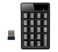 jumbans Teclado sin 2,4 GHz Mini Teclado Digital USB 19 Teclas Teclado Digital para la Contabilidad Ordenador Portátil PC (A)