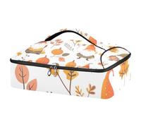 JUMBEAR Cacerola aislada con diseño de gnomos y calabazas de dibujos animados, bolsa de transporte para cacerola, portadores de cacerola para alimentos fríos o calientes, aptos para cenas, fiestas,