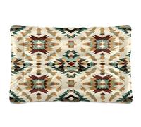 JUMBEAR Cama para mascotas con patrones de punto nativos americanos, colchón de jaula para perros y gatos, cama suave y cómoda para gatos y perros que duermen 24 x 18 pulgadas