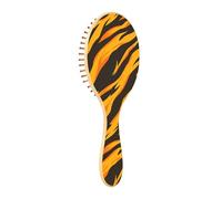 JUMBEAR Cepillo de pelo con textura de piel de tigre, cepillo de madera de bambú para todos los peinados, reduce los enredos y la rotura del cabello, promueve el crecimiento del cabello