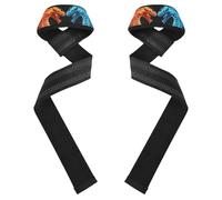 JUMBEAR Correas de levantamiento de pesas Ice and Fire Twin Dragons Support Padded Neopreno para culturismo, levantamiento de pesas, entrenamiento de levantamiento de pesas, algodón suave