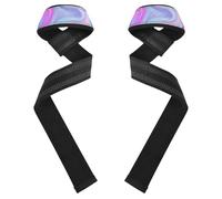JUMBEAR Correas de levantamiento de pesas, remolinos de mármol abstracto, soporte acolchado de neopreno para culturismo, levantamiento de pesas, algodón suave, entrenamiento de fuerza, gimnasio