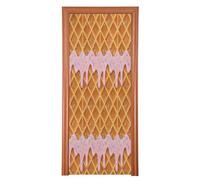 JUMBEAR Deliciosa cubierta de puerta de helado, accesorio de fiesta, suministros de fiesta, decoración interior y exterior, 32 x 79 pulgadas