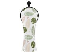 JUMBEAR Funda para cabeza de palo de golf de hojas hermosas para conductor/maderas de Fairway/híbrido, 1 paquete de funda de piel sintética con etiqueta de número