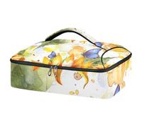 JUMBEAR Hermosa cazuela aislada con girasoles, bolsa de transporte para cazuela, portadores de cacerola para alimentos fríos o calientes, aptos para cenas, fiestas, campamentos