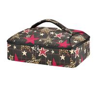 JUMBEAR Hermosa cazuela aislada con patrón de cuadros de estrellas, bolsa de transporte para cazuela, portadores de cacerolas para alimentos fríos o calientes, aptos para cenas, fiestas, campamentos