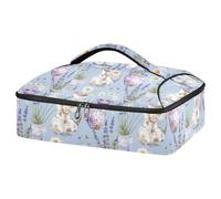 JUMBEAR Hermosa cazuela aislada de lavanda, bolsa de transporte para cazuela, portadores de cacerola para alimentos fríos o calientes, aptos para cenas, fiestas, campamentos