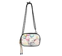 JUMBEAR Lindos bolsos cruzados de elefante de dibujos animados para mujeres y hombres, bolsos de hombro para teléfono y cartera para mujeres y niñas, viajes, compras, trabajo, uso diario