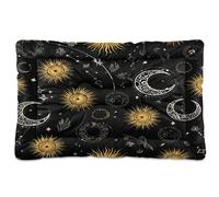 JUMBEAR Moon and Sun - Colchones para mascotas, base antideslizante, colchón para gatos y perros, camas suaves y cómodas para gatos y perros que duermen 24 x 18 pulgadas