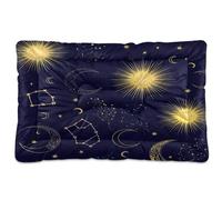 JUMBEAR Moon and Sun - Colchones para mascotas, base antideslizante, colchón para gatos y perros, camas suaves y cómodas para gatos y perros que duermen 24 x 18 pulgadas