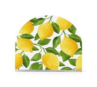 JUMBEAR Servilletero de limones de acuarela para mesas, elegante soporte de servilletas de papel acrílico para decoración de restaurantes, accesorios de bar de cocina