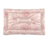 JUMBEAR Shy Sun and Moon - Colchoneta para mascotas, base antideslizante, colchón para gatos y perros, camas suaves y cómodas para gatos y perros que duermen 24 x 18 pulgadas