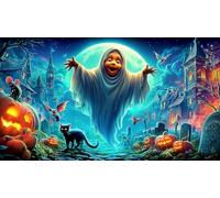 jumbie-Calabazas Puzzle Imposible,desafío for Adults Juego Educativo 1000 Piezas Obra de Arte de Juego de para Adultos y Niños Mayores de 12 años 75x50cm/1000pcs