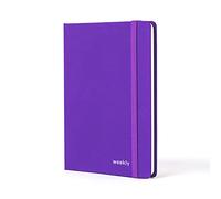 Jumble and Co & Moodler B6 - Agenda semanal sin fecha, color morado (Royal Mess Purple)