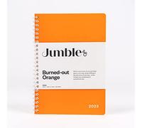 Jumble & Co Convo semanal A5 - Diario semanal con páginas punteadas, color naranja