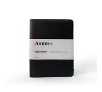 Jumble & Co Intentus - Organizador de carpetas de conferencias (A4, con almohadilla de relleno, con reglas, color negro pizarra